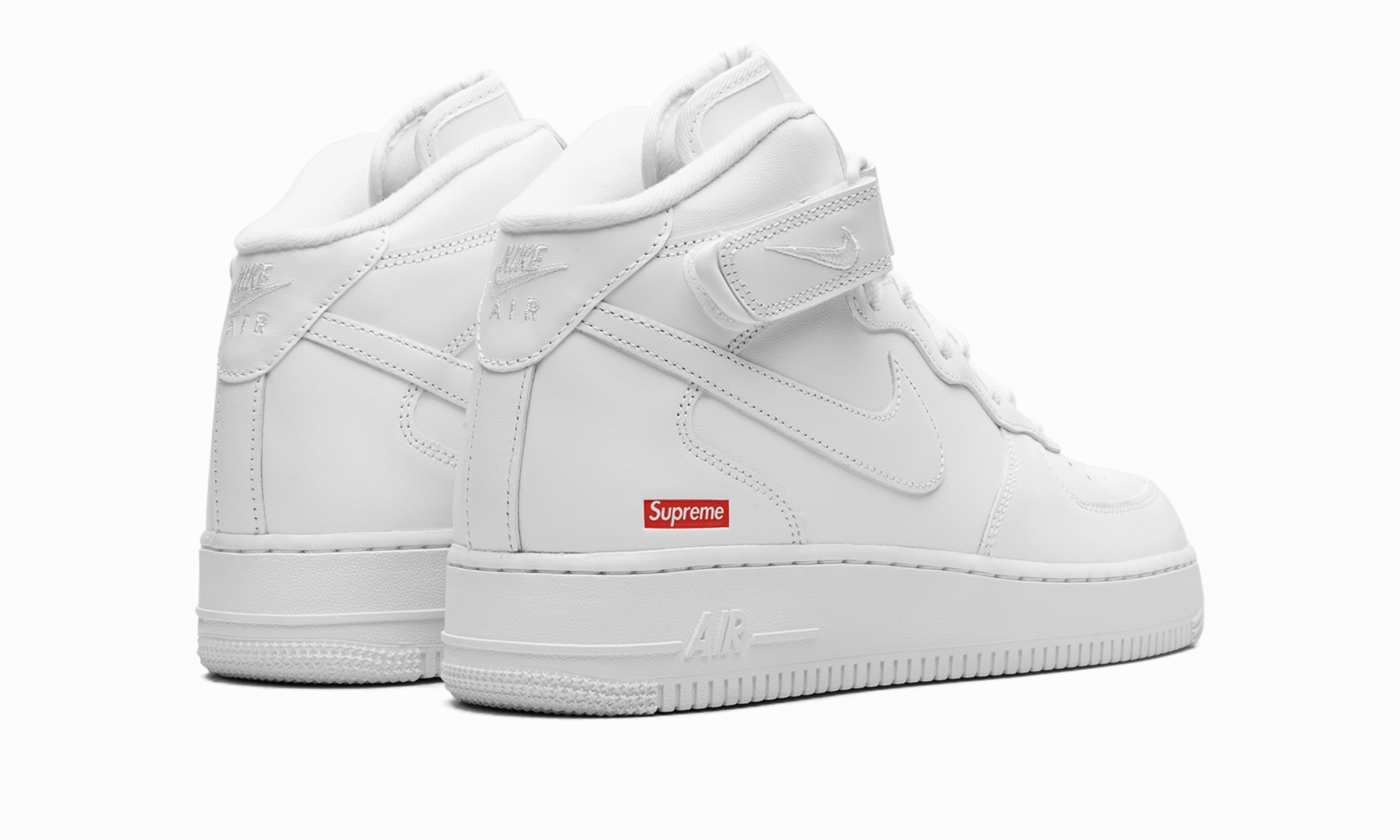 Air Force 1 Mid "Supreme - Mini Box Logo White" All Day Long Outfit Neutral