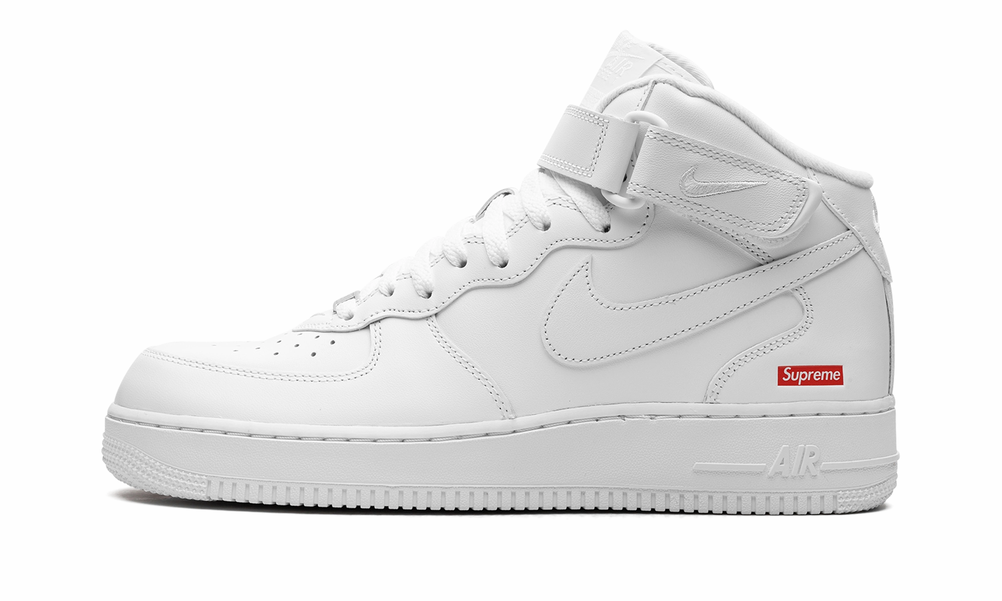 Walkable Fit Air Force 1 Mid "Supreme - Mini Box Logo White"