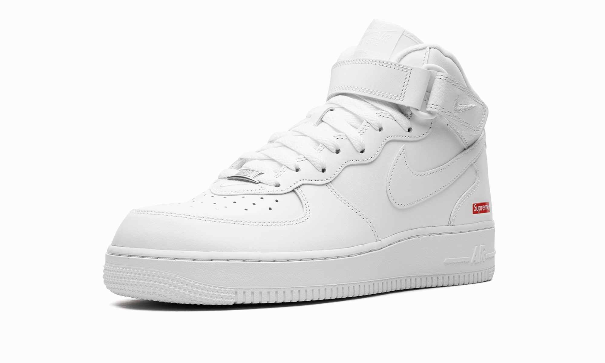 All-Weather Design Air Force 1 Mid "Supreme - Mini Box Logo White"
