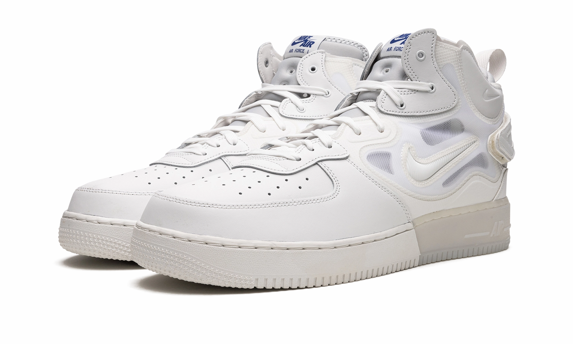 Air Force 1 Mid React "Air Force 1 Mid React NIKE" Breathable   lining Punch Step