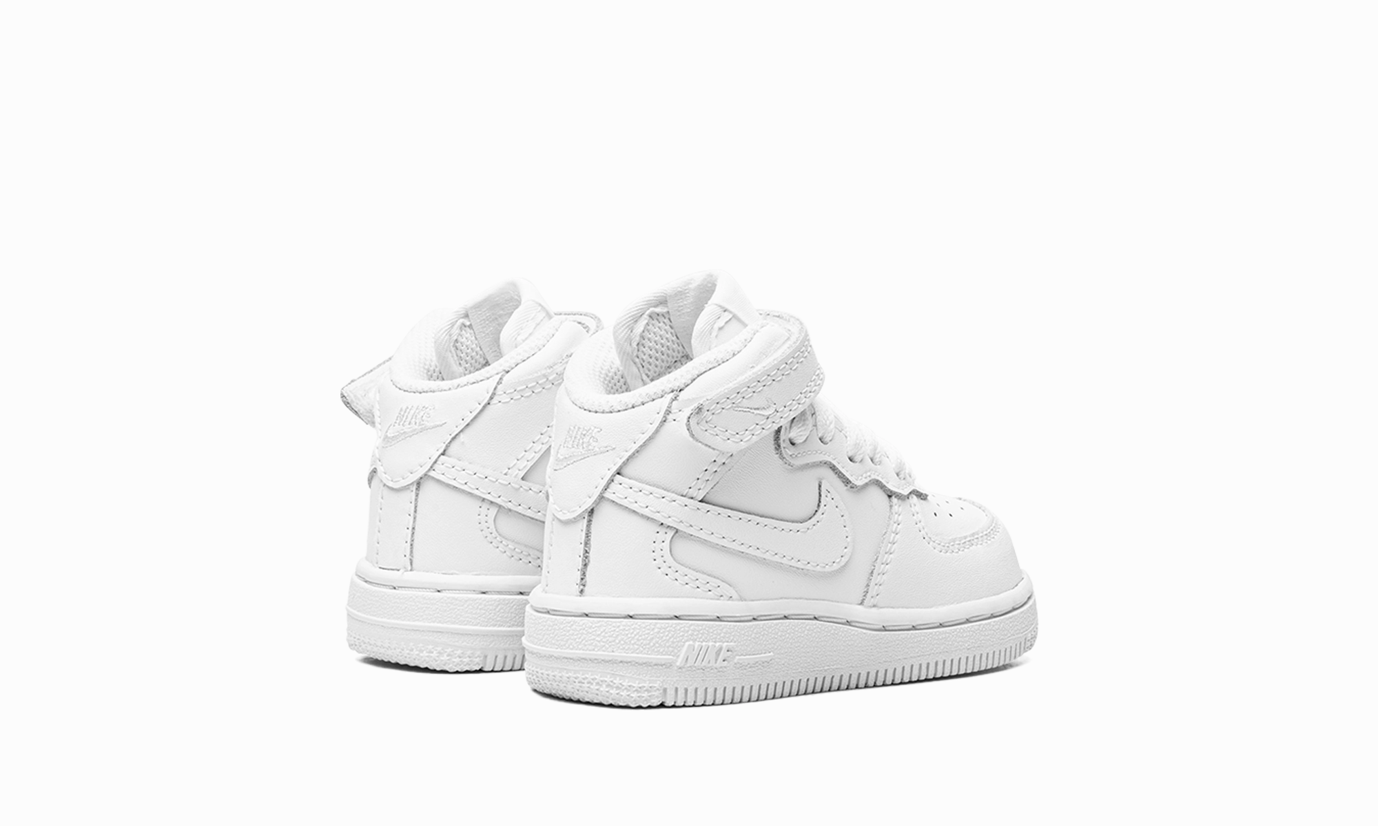 Light cushion Vintage Cool Air Force 1 Mid TD "White on White"