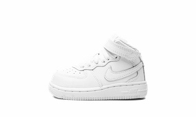 comfort features Lifestyle Focus Air Force 1 Mid TD "White on White"