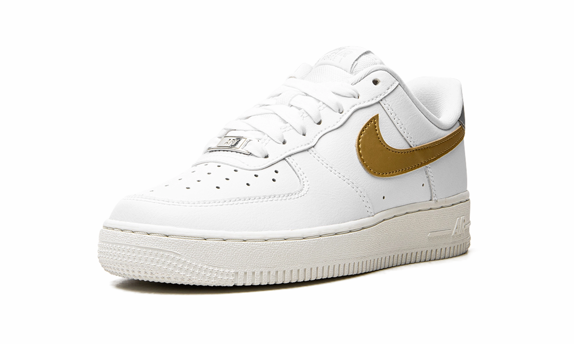 Soft Touch AIR FORCE 1 MNS WMNS "White / Gold / Silver"