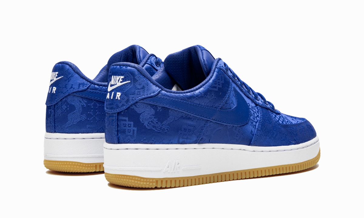 Air Force 1 PRM "Clot - Blue Silk" Sleek Aesthetic Family Fit