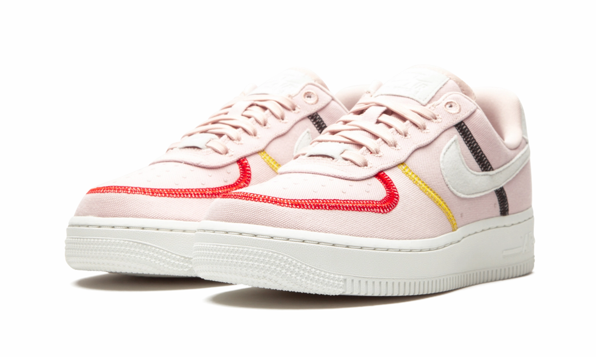 Cushioned Footbed party look AIR FORCE 1 "07 LX MNS WMNS "Stitched Canvas - Silt Red"