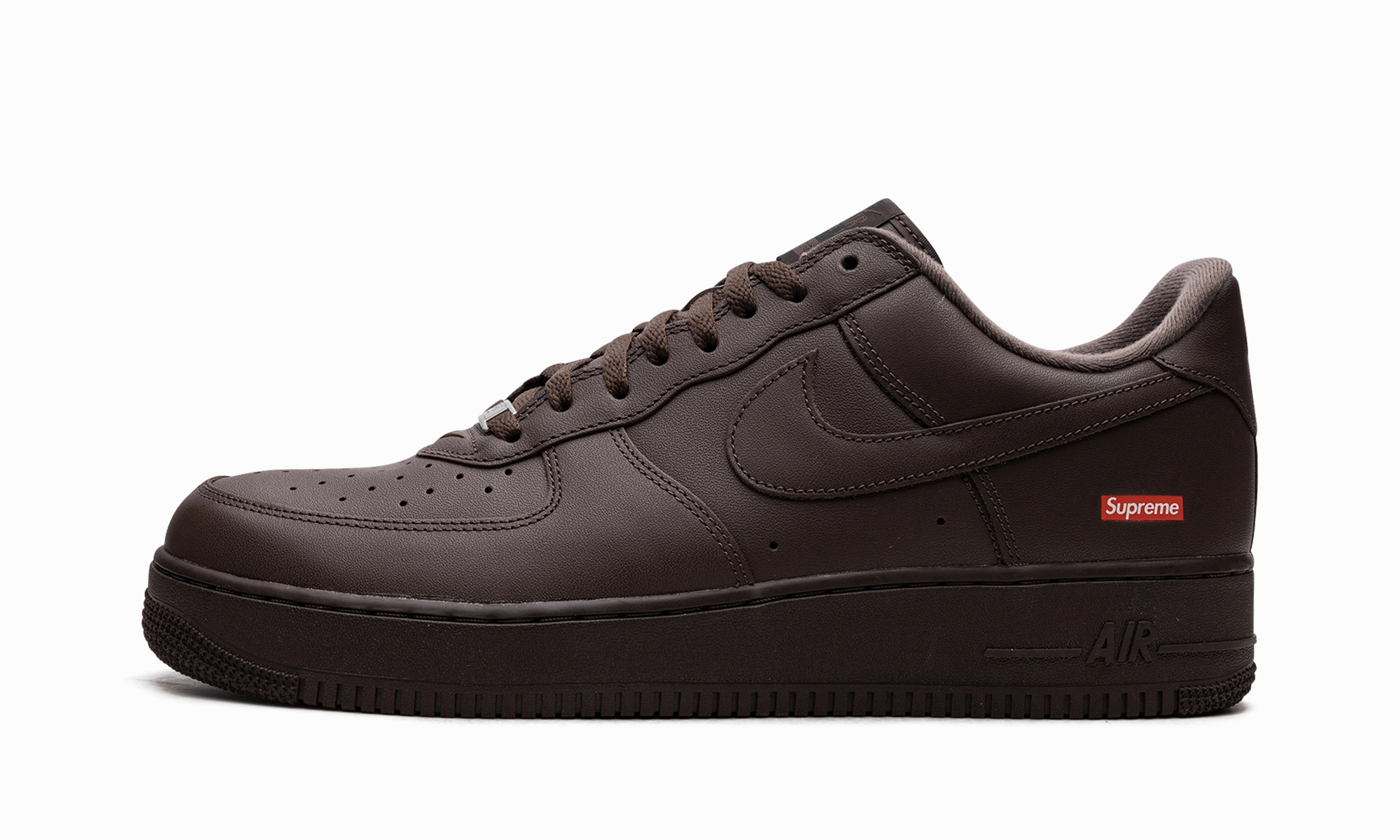 Air Force 1 "Supreme - Mini Box Logo Brown" Eco Materials