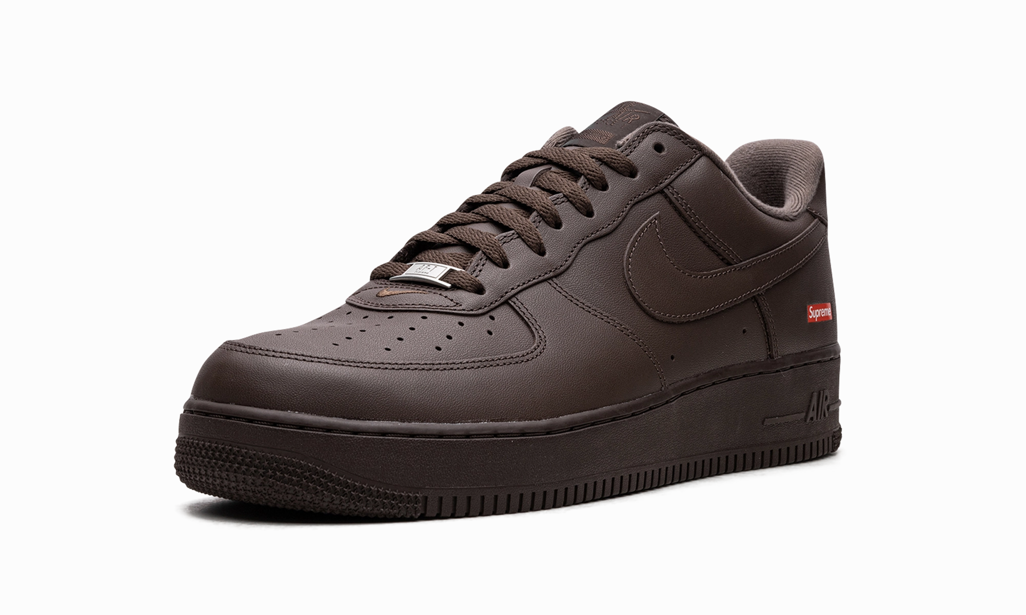 Indoor Comfort Air Force 1 "Supreme - Mini Box Logo Brown"