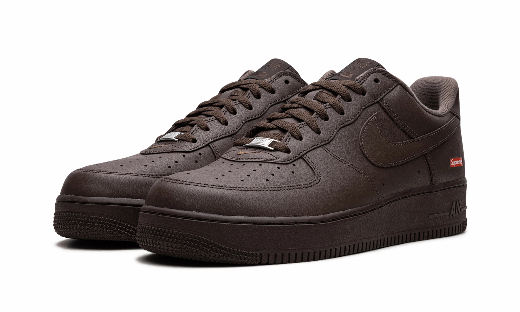 Shady Step Travel Friendly Air Force 1 "Supreme - Mini Box Logo Brown"