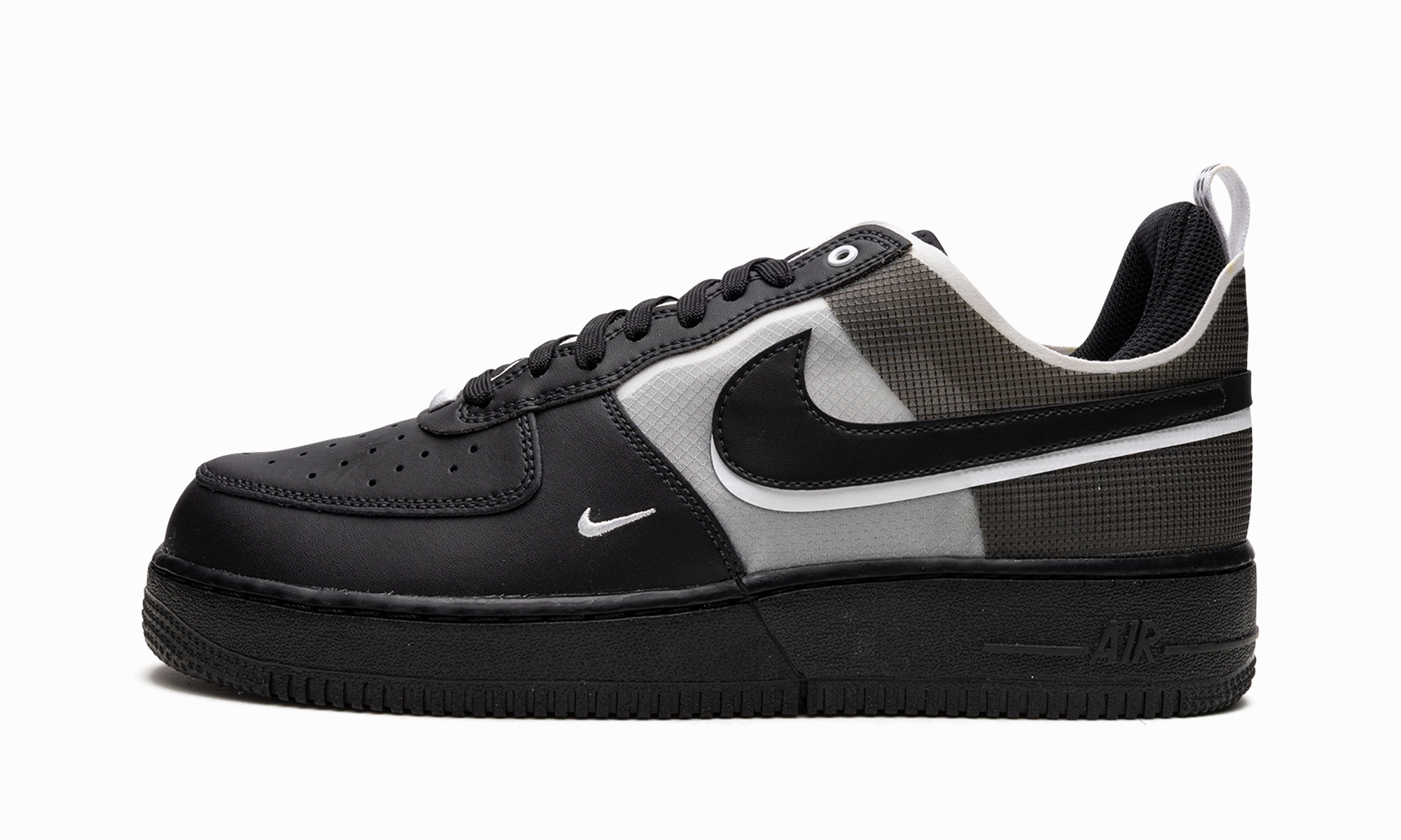 Grip Sole Contoured Footbed Air Force 1 React "Black / White"