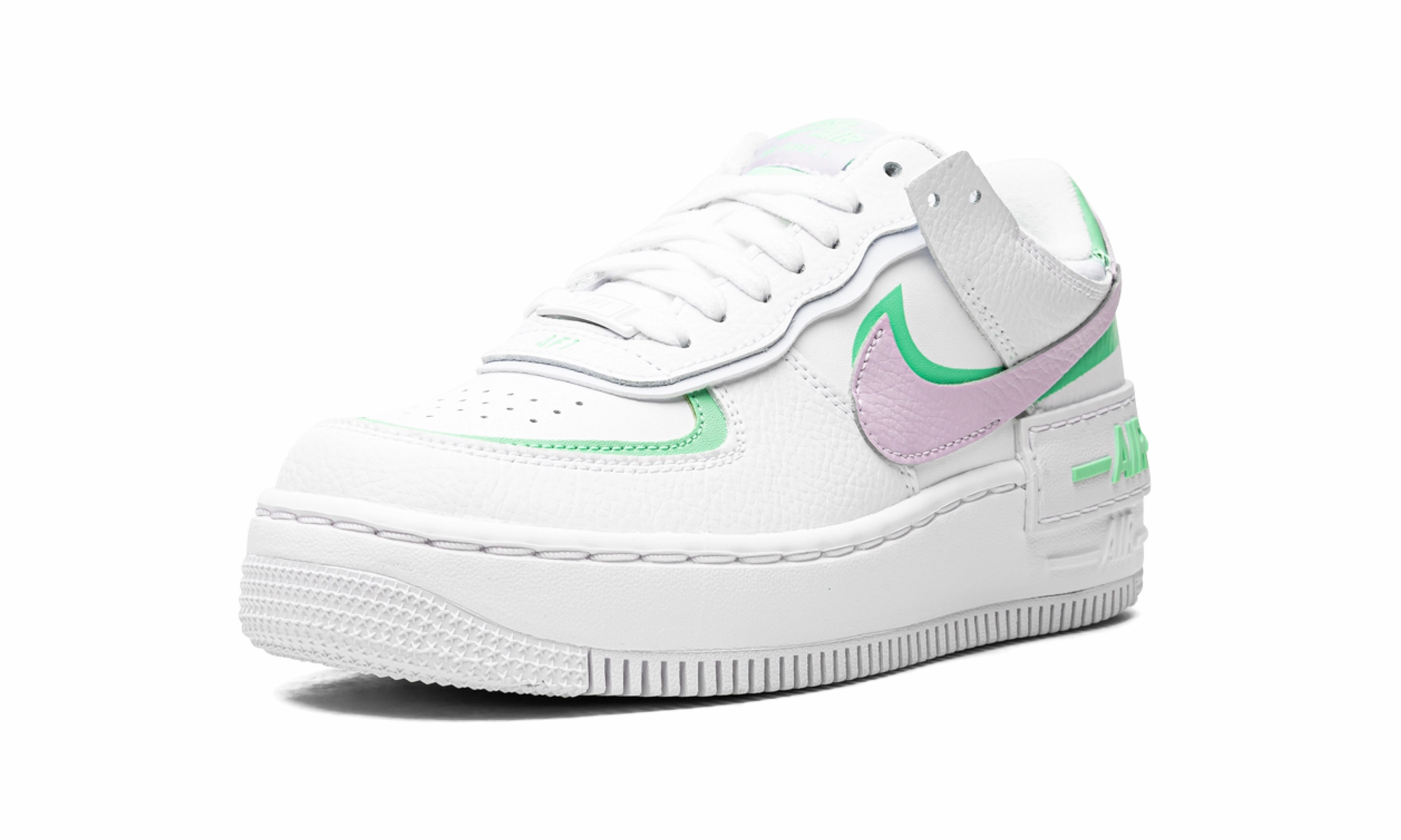 Textured Grip Surface Thick sole AIR FORCE 1 SHADO MNS WMNS "Infinite Lilac"