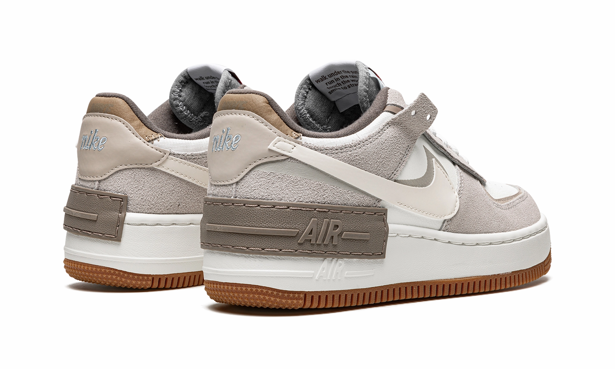 Bold Look Sand Stroll AIR FORCE 1 SHADO MNS WMNS "Sail / Pale Ivory"