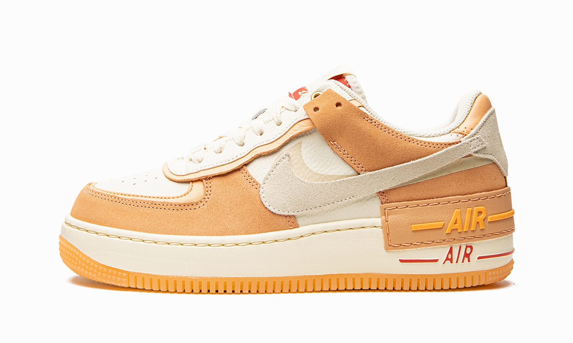 AIR FORCE 1 SHADO MNS WMNS "Sisterhood - Cashmere" Leather   upper