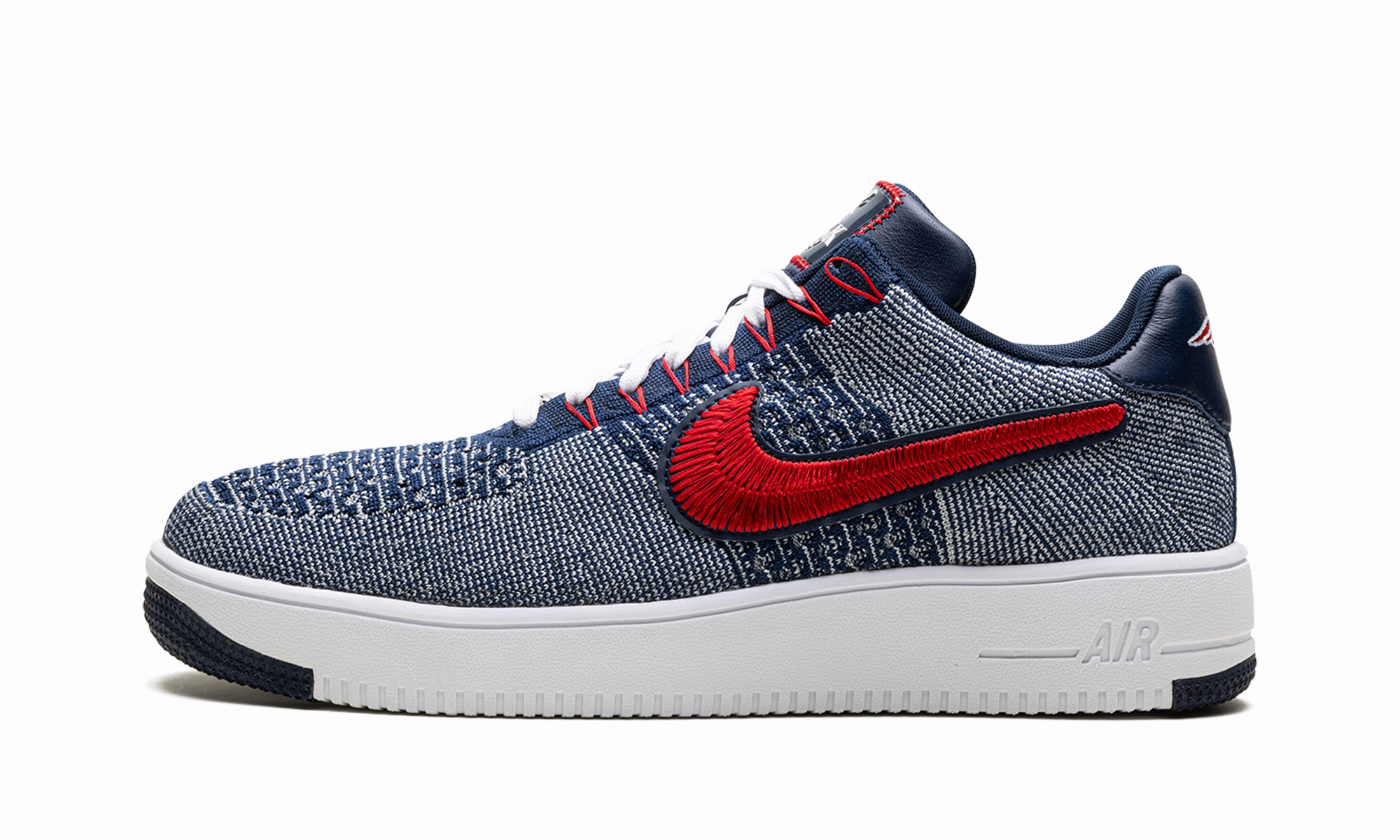 Festival Step Run Meet Air Force 1 Ultra Flyknit Low "Patriots Robert Kraft Wolf Grey"