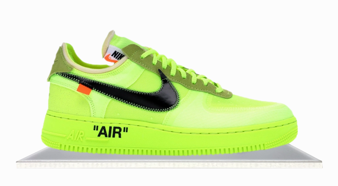Air Force 1 Volt Off-White Simple Form Shock Absorbing Heel