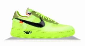 Air Force 1 Volt Off-White Simple Form Shock Absorbing Heel