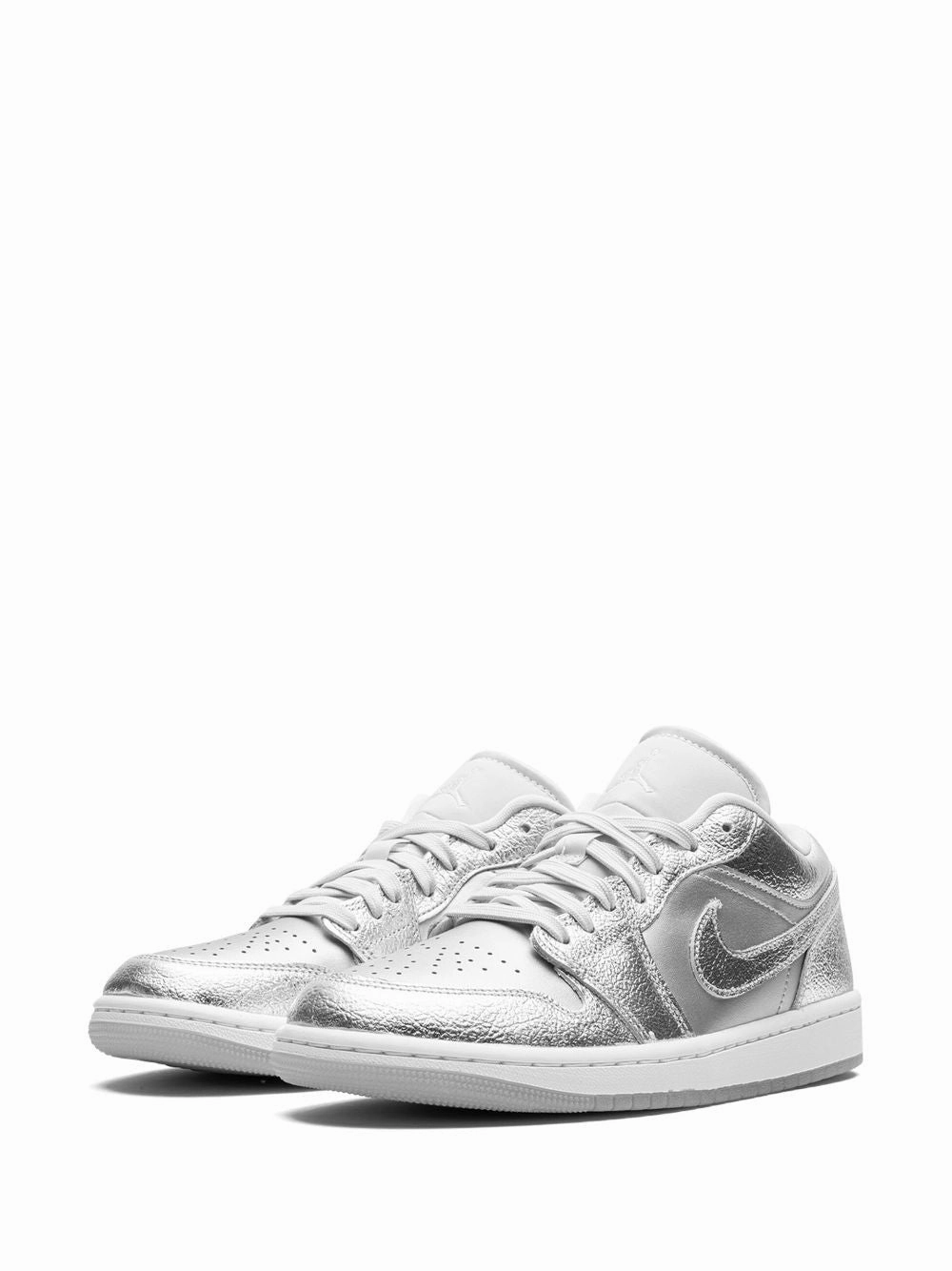 Tennis Sneakers Impact protection Air Jordan 1 Low SE  Metallic Silver Sale
