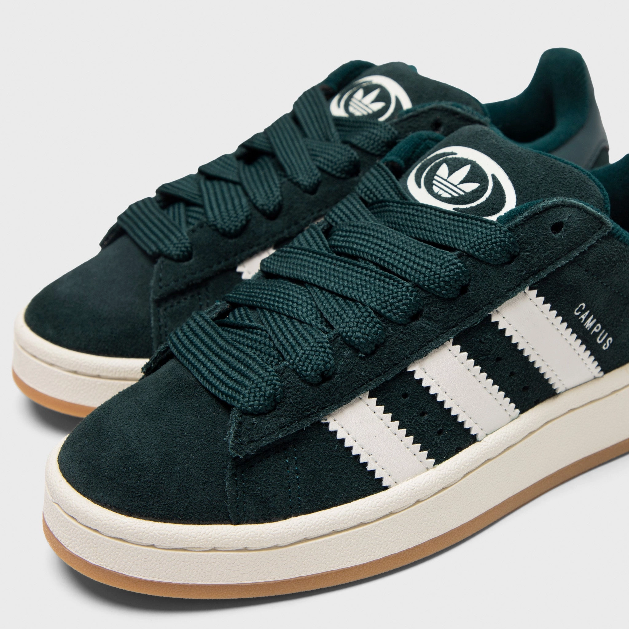 Soft Collar Lining adidas Juniors' Campus 00s Aurora Ivy / White - Gum