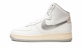 night stroll EVA sole AIR FORCE 1 HIGH SCULPT MNS WMNS "White / Silver"