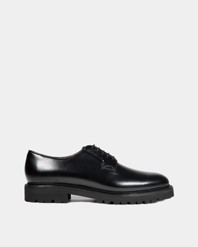 Black Alcazar Derby Shoe Easy To Clean