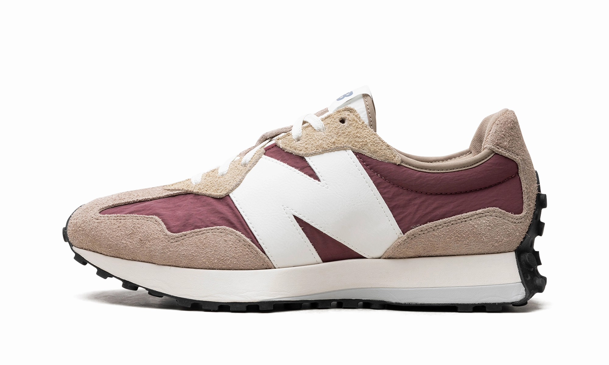 327 "Driftwood Washed Burgundy" Midfoot Lock Columbia Newton Ridge