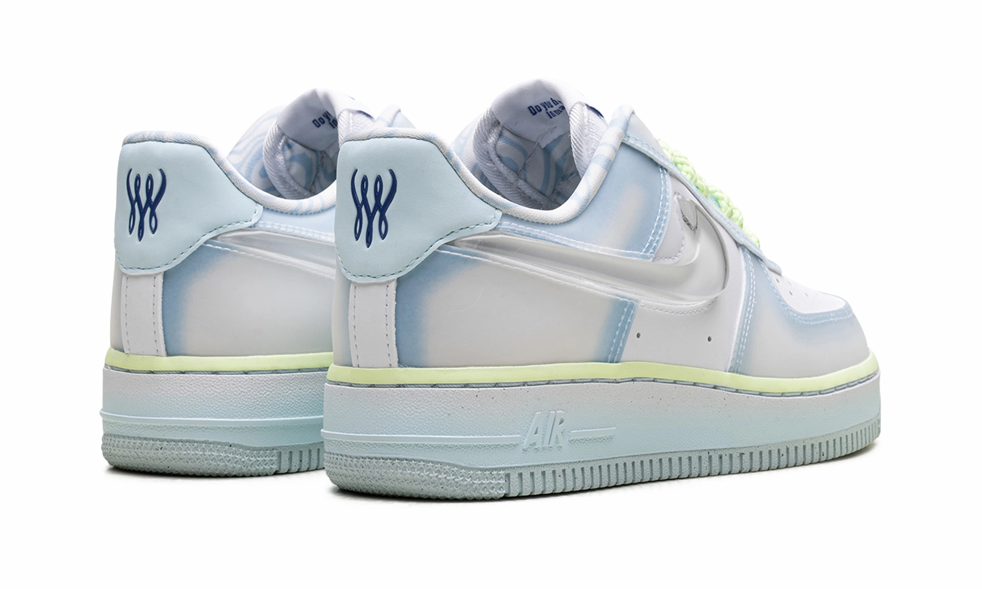 Airy Touch Comfy Layers Air Force 1 Low WMNS "Serena Williams Design Crew Psychic Blue"