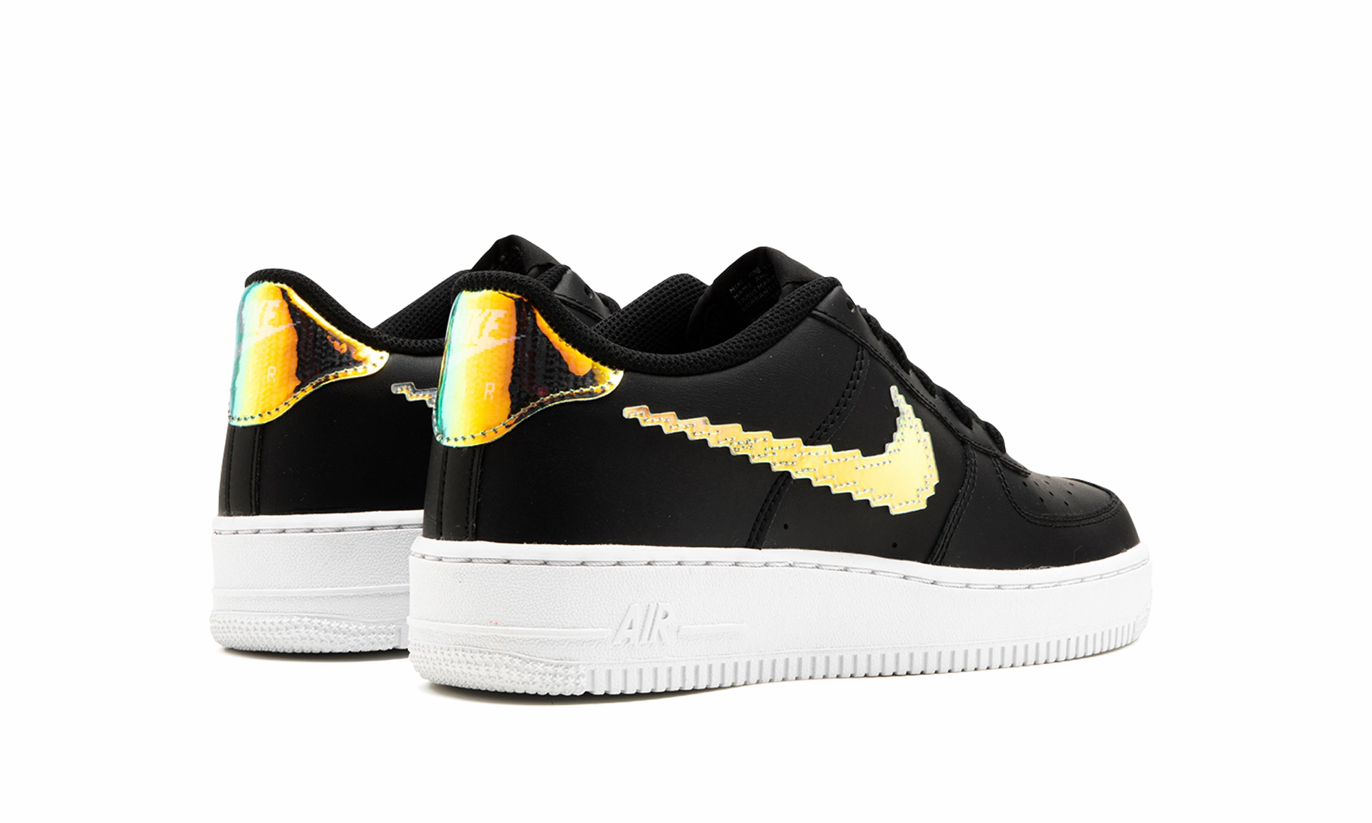 Active Gear Air Force 1 Low LV8 GS "Digital Swoosh - Black"