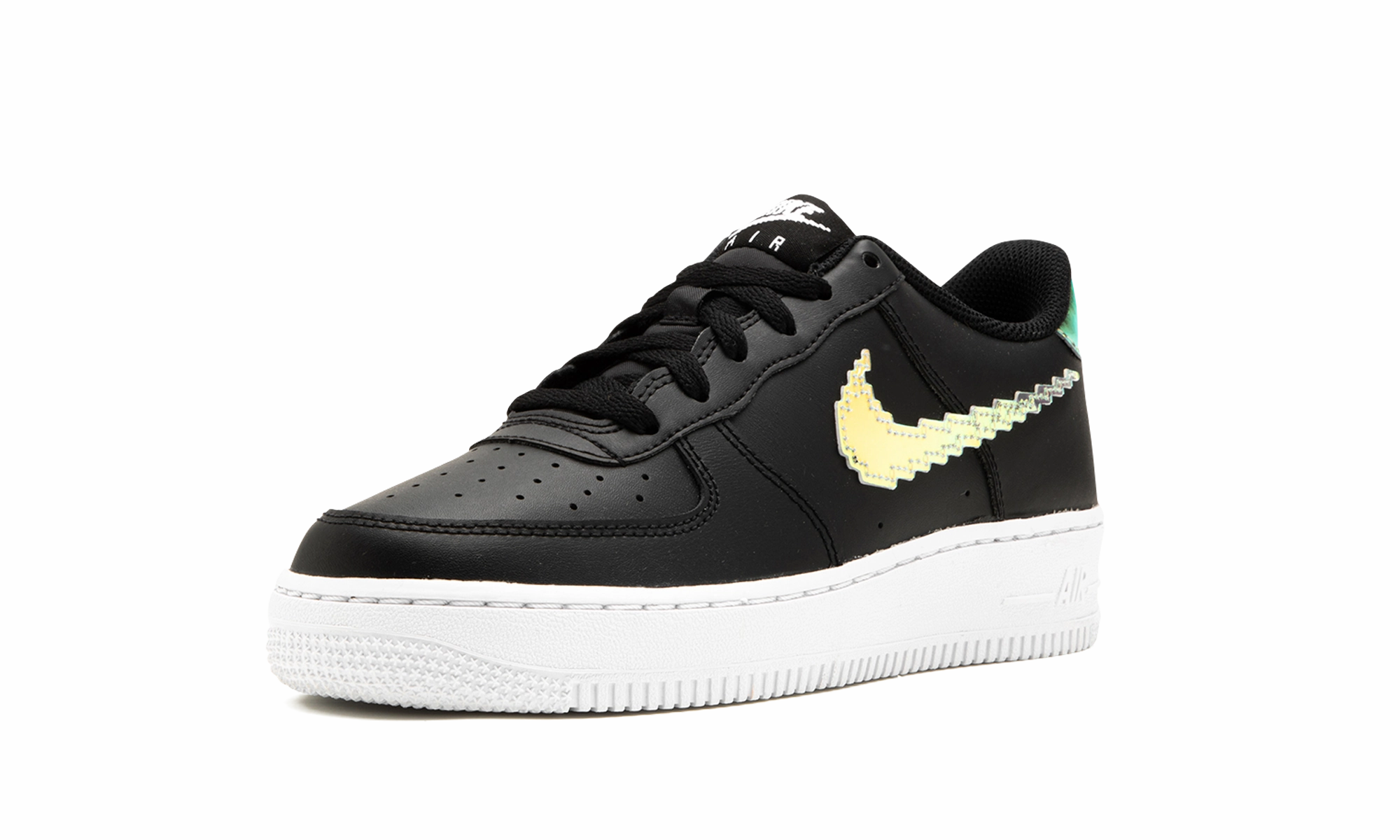 Air Force 1 Low LV8 GS "Digital Swoosh - Black" Tide Path