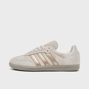 adidas Women's Samba OG Off White / Copper Metallic - Putty Beige Shock Padding Train Easy