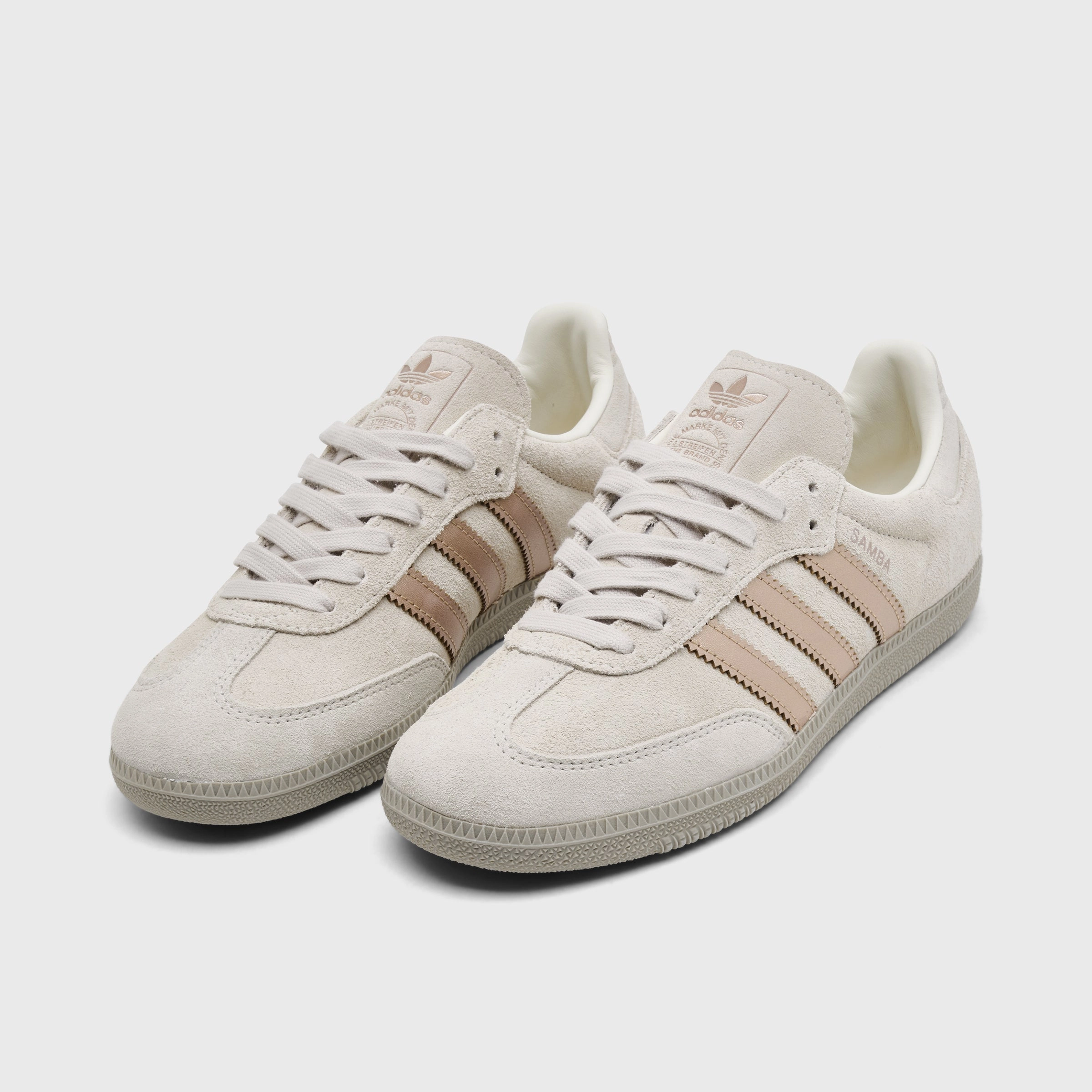 adidas Women's Samba OG Off White / Copper Metallic - Putty Beige Multidirectional Traction