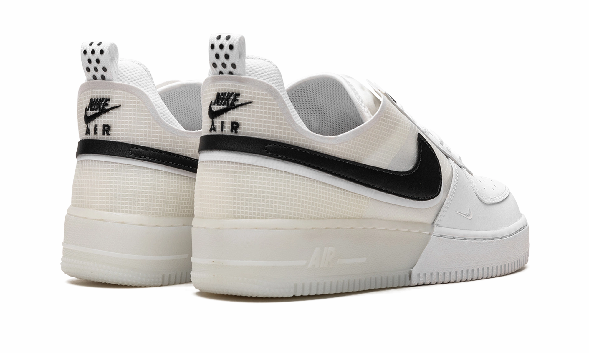 Anti Fatigue Calm Jog Air Force 1 Low React "White / Black"
