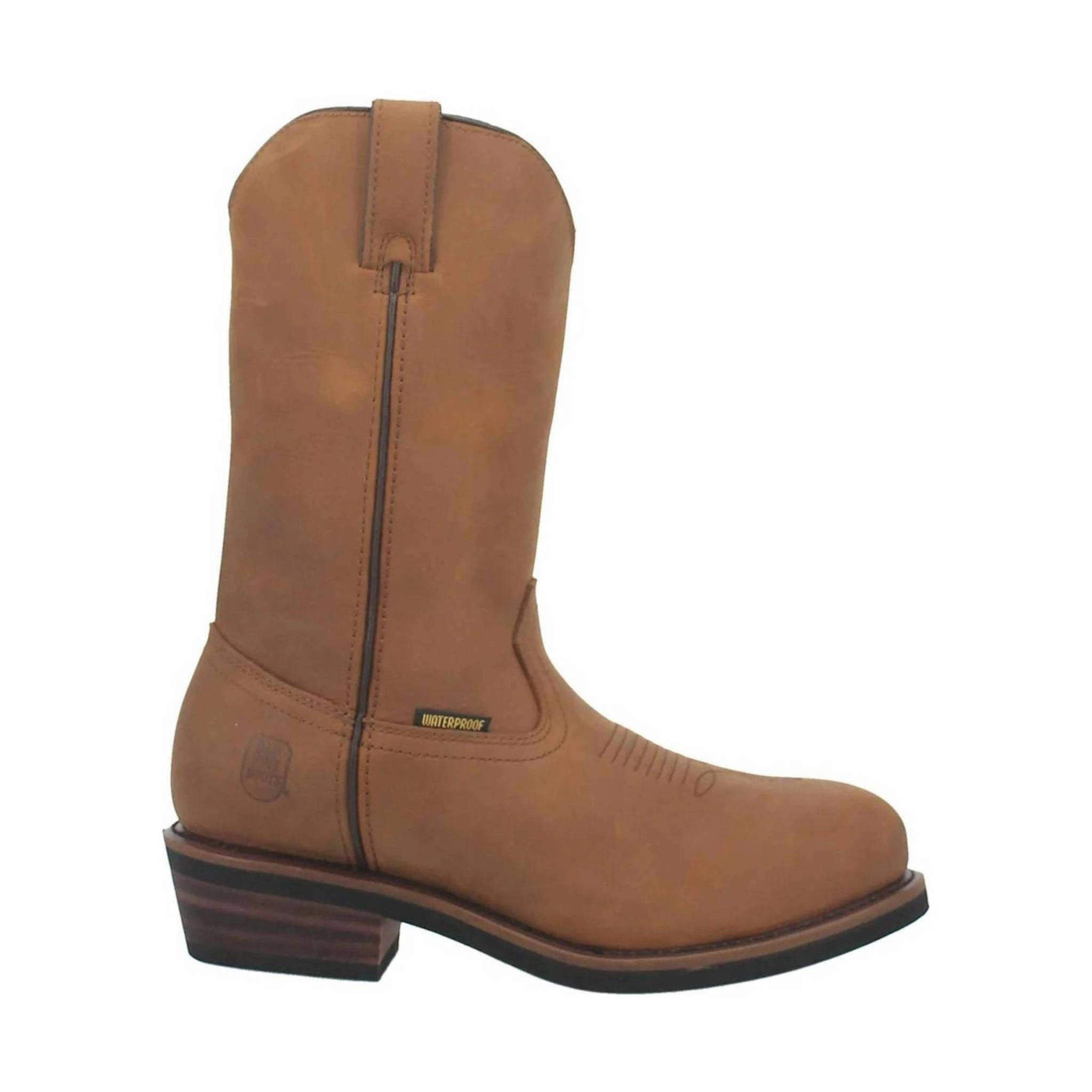 Dingo Men's Wellington Boot - Midbrown Padded Interior Night Travel All Weather Mountain Hike