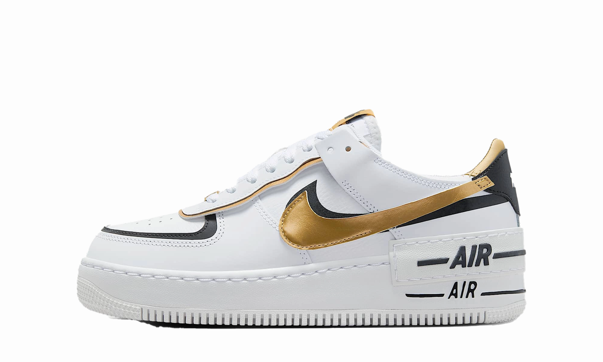 Abrasion Resistant Toe Cap Heavy Walk Air Force 1 Low Shadow Wmns "White College Grey Platinum Tint Off Noir"