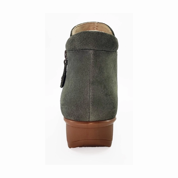 Revere Women's Damascus Bootie Wide Moss Seamless Comfort City Walking All Weather Urban Commute