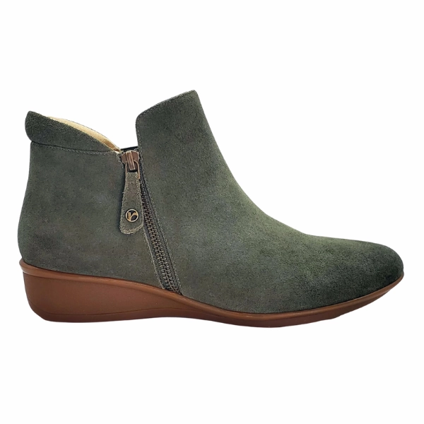 Breathable Interior Premium Material Revere Women's Damascus Bootie Wide Moss