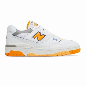 New Balance 550 'White Vibrant Orange' (2022) Road Trip grassy terrain