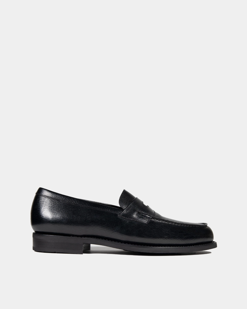 Black Alcazar Loafer Running Errands