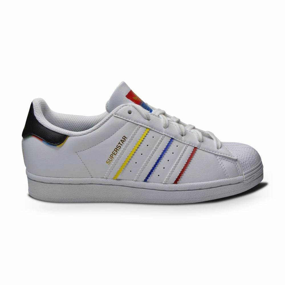 Airport Travel Adidas Superstar Juniors - FY1669 - White Multi