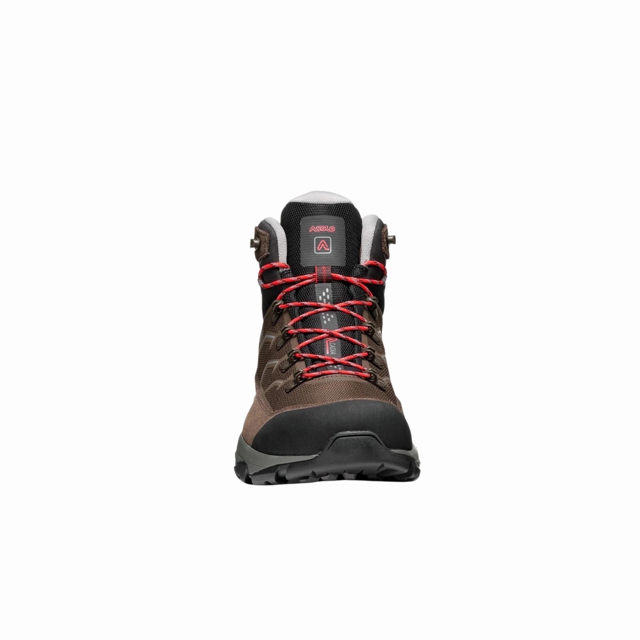 Insulated Weather Resistant User Reinforced toe cap Asolo Acadia Mid GTX Hiking Boots - Dark Brown/ Frost Grey