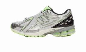 running in a martial arts studio shoes 1906R "Dark Silver Metallic Mint Flash"