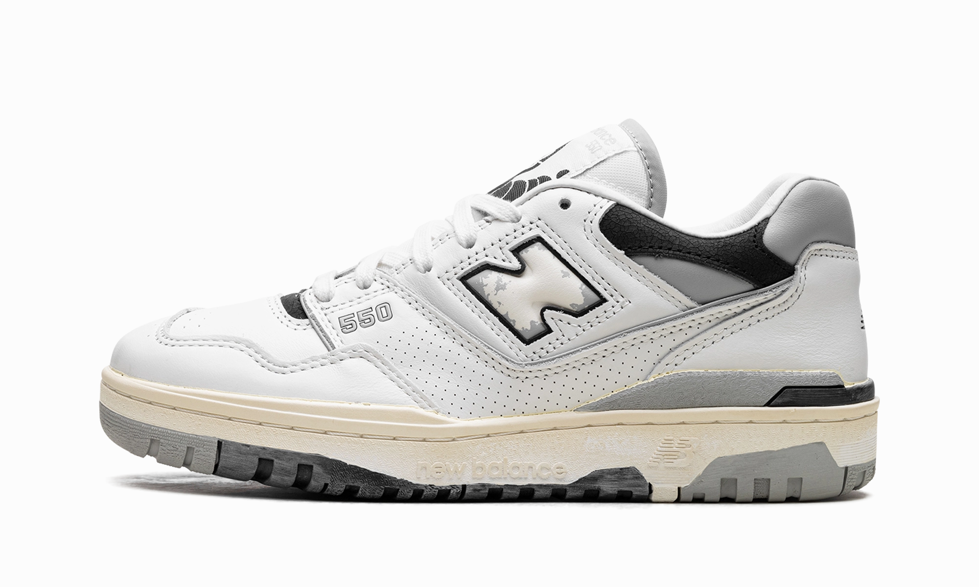 550 "VINTAGE WHITE BLACK" Impact Absorption Layer