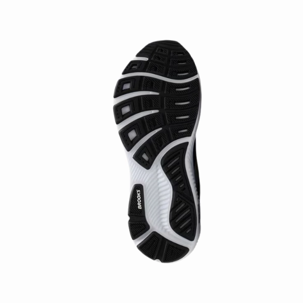 safari - themed running wear Brooks Women's Ghost 17 Wide Black/White