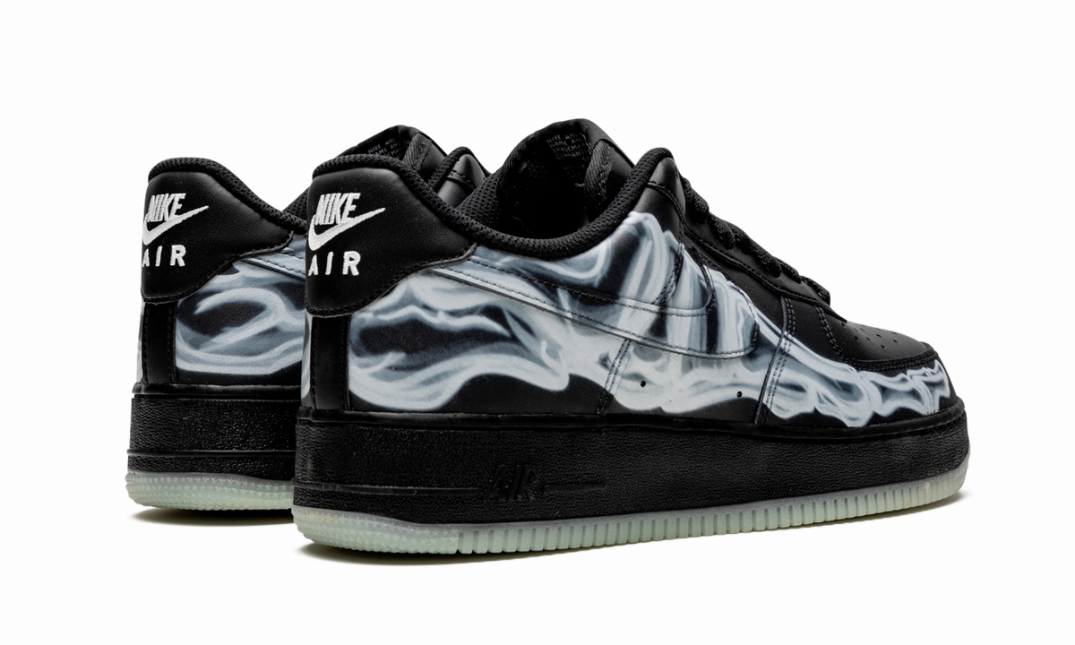 Air Force 1 Low "Skeleton - Black" Run Club
