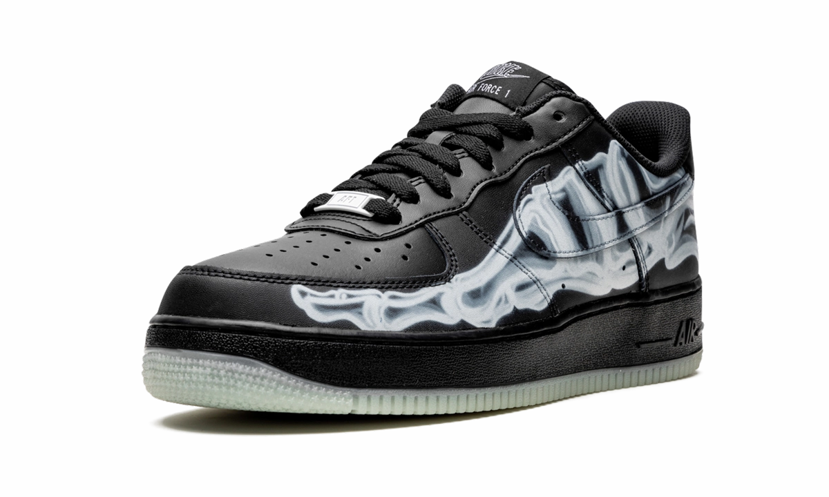Air Force 1 Low "Skeleton - Black" Clear Run work commute