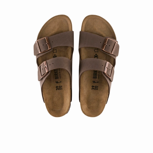 Birkenstock Women's Arizona (Narrow Width) Mocha Easy on Ergonomic Arch Support
