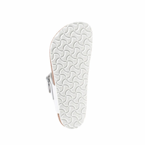 Birkenstock Women's Gizeh Big Buckle Leather White Easy Adjust