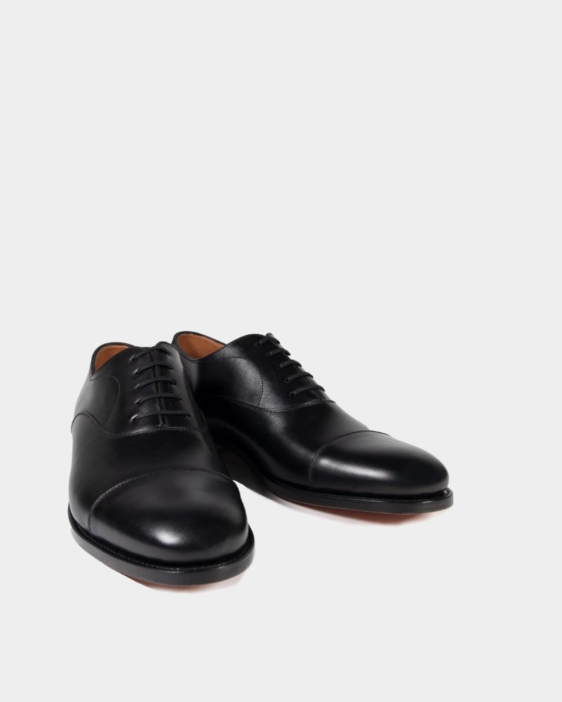 Local Go Black Oxford Dress Shoe with Leather Soles