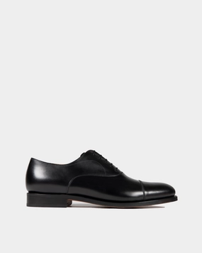 Black Oxford Dress Shoe with Leather Soles Modern Taste Flexible
