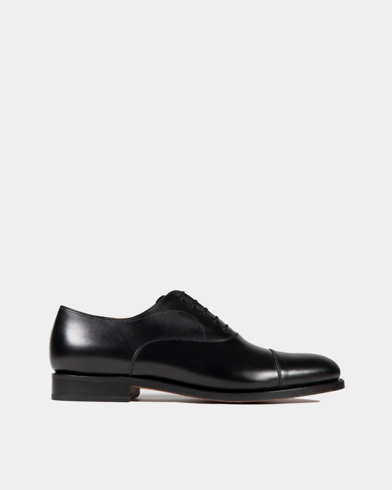 Black Oxford Dress Shoe with Leather Soles Modern Taste Flexible