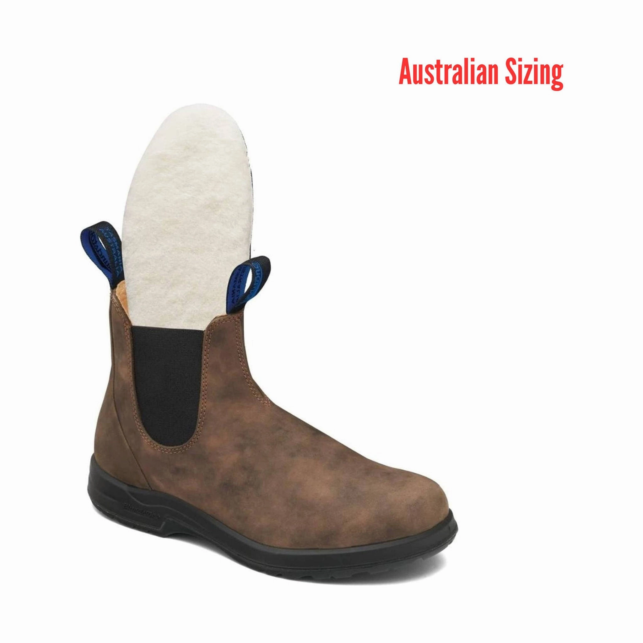 Blundstone 2242 Thermal Boots - Rustic Brown buckle Mud Resistant Winter Walker