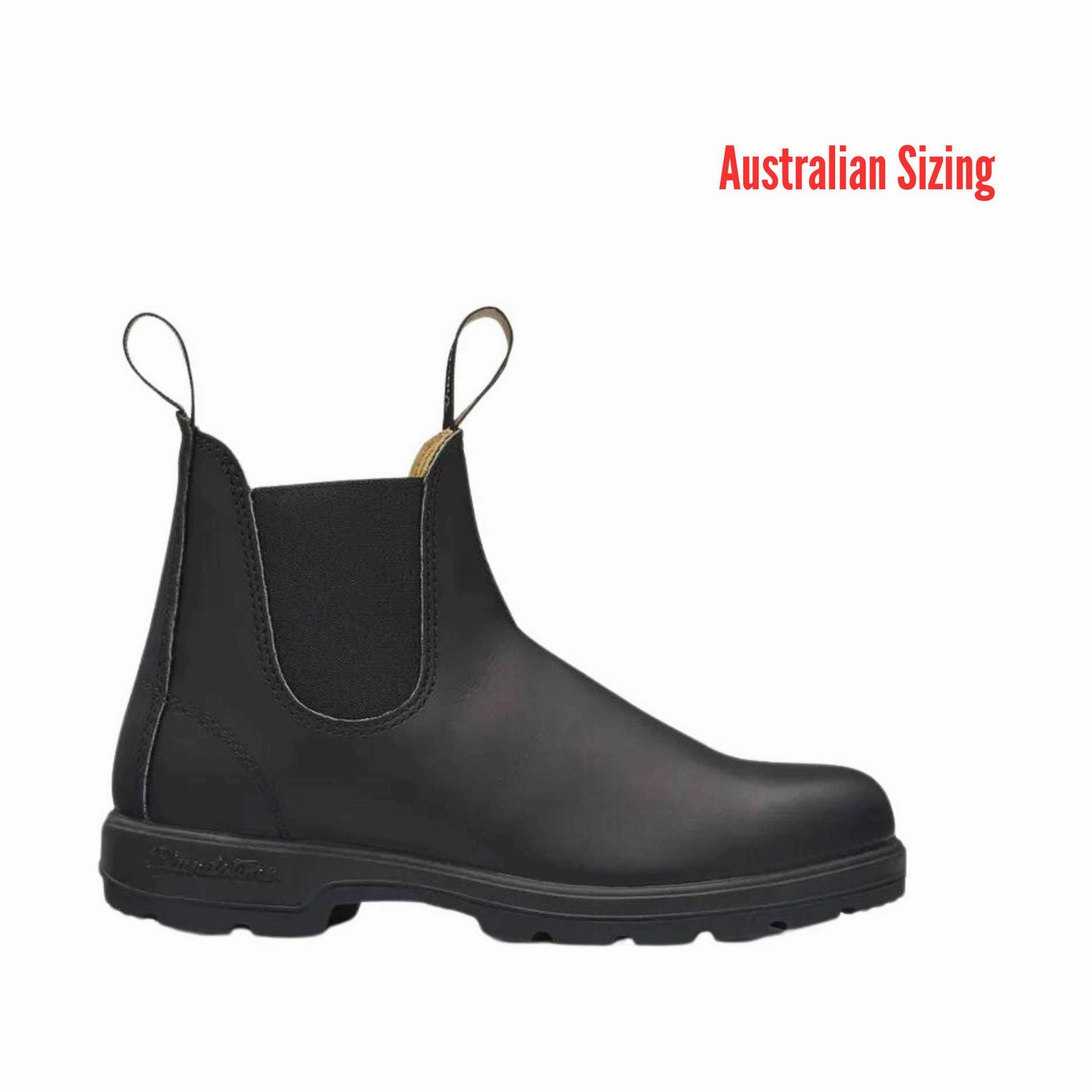 Blundstone Classic Original 550 Boot - Black Elastic Material ReinforcedToe